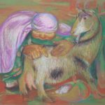 Рафаэль Кадыров. "Бабушка и коза"